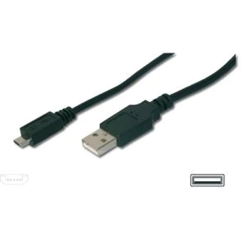 Cable Digitus  Black (AK-300110-010-S)