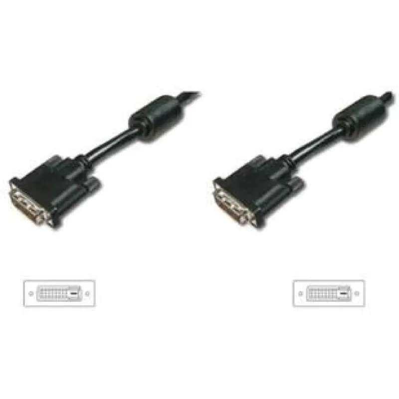 Cable Digitus, Black (AK-320101-050-S)