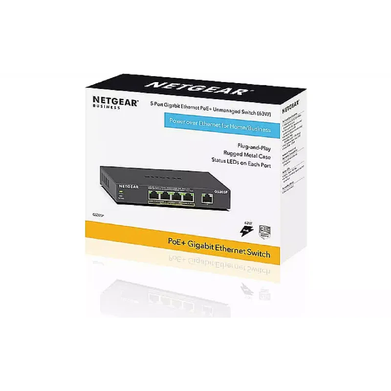 يُحوّل Netgear GS305P (GS305P-200PES)