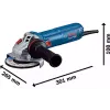 Brusilni stroj Bosch GWS 12-125 S (0.601.3A6.020)