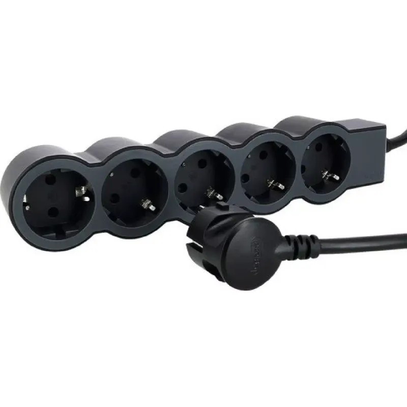 Мрежов удължителен кабел Legrand, Black (694556)