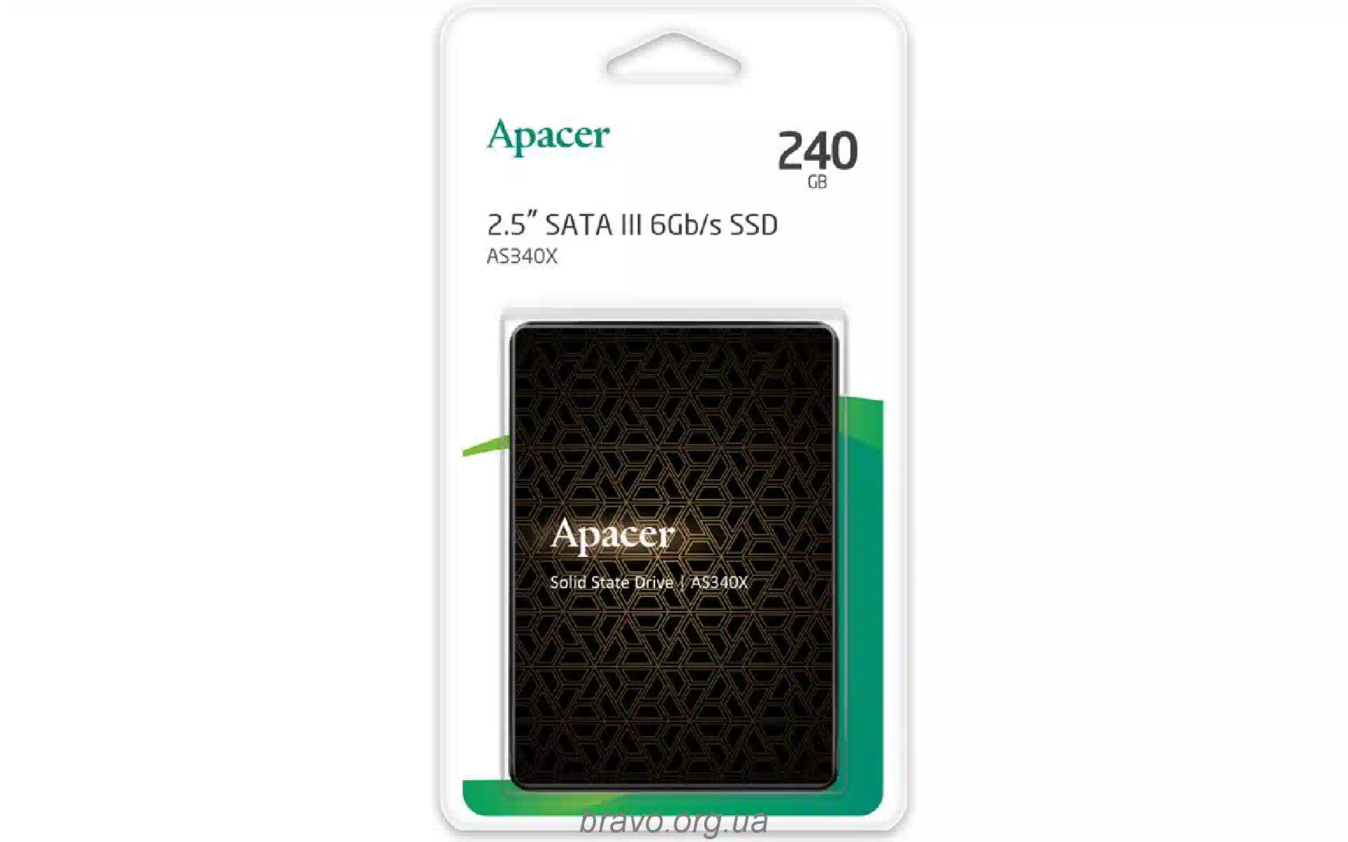 Накопитель SSD Apacer AS340X, SATA, 2.5" (AP240GAS340XC-1) Накопитель SSD Apacer AS340X, SATA, 2.5" (AP240GAS340XC-1)