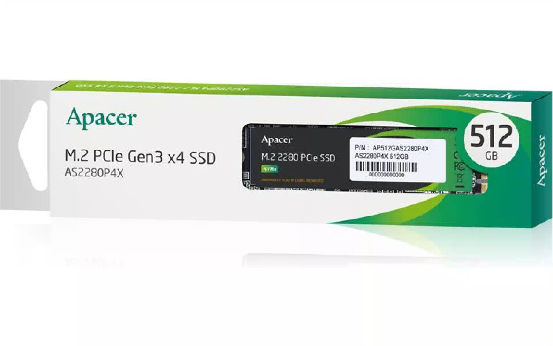 Αποθήκευση SSD Apacer (AP512GAS2280P4X-1) Αποθήκευση SSD Apacer (AP512GAS2280P4X-1)