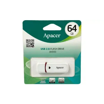 USB-meghajtó Apacer AH333, White (AP64GAH333W-1)