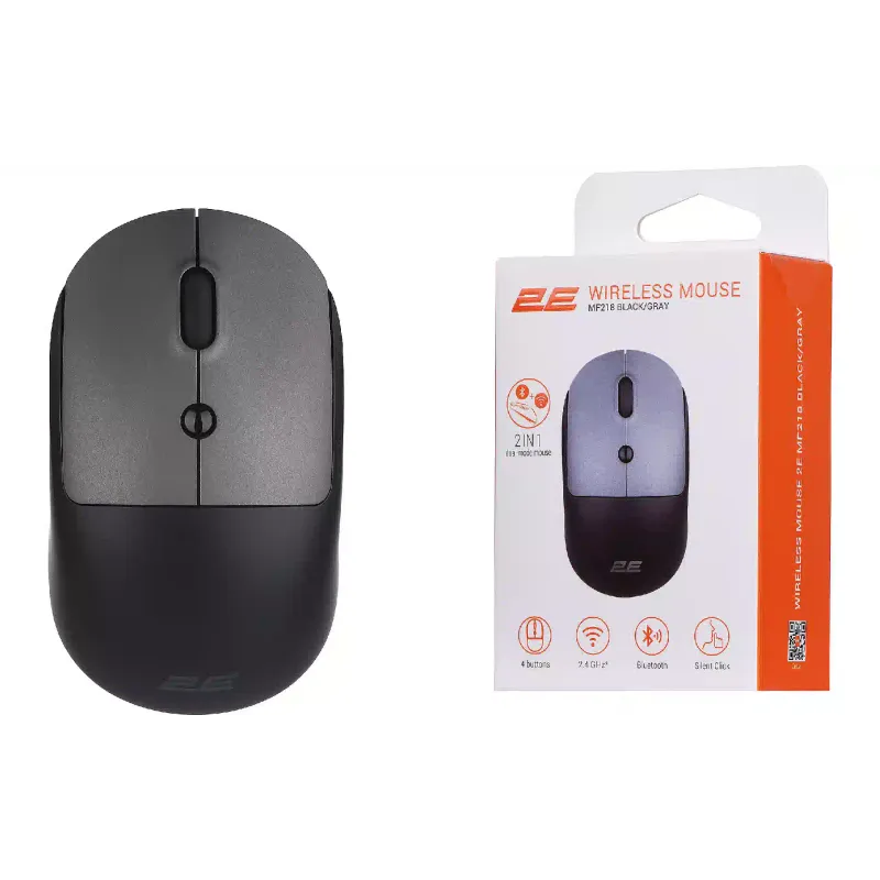 Миша 2E  Gray MF218 (2E-MF218WBG)