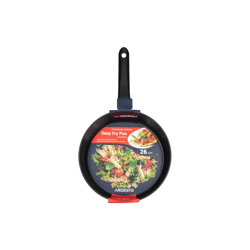 مقلاة عميقة Ardesto Gemini Gourmet Bolzano, Black (AR1926GDP)