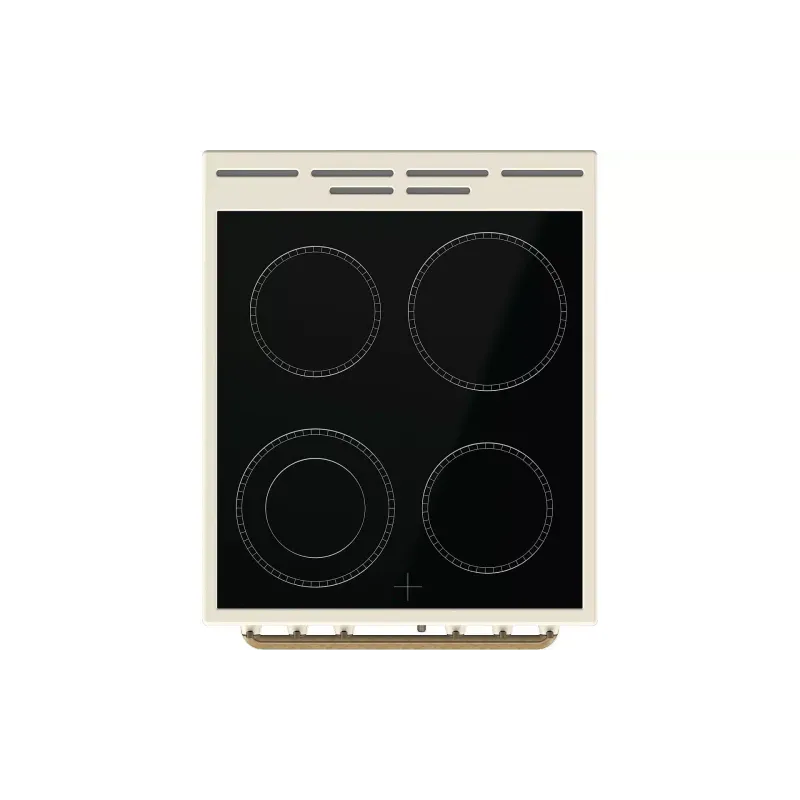 Плита склокерамічна Gorenje (GECS5B70CLI), склокерамічна, 70 л, 50 х 60 см, Beige