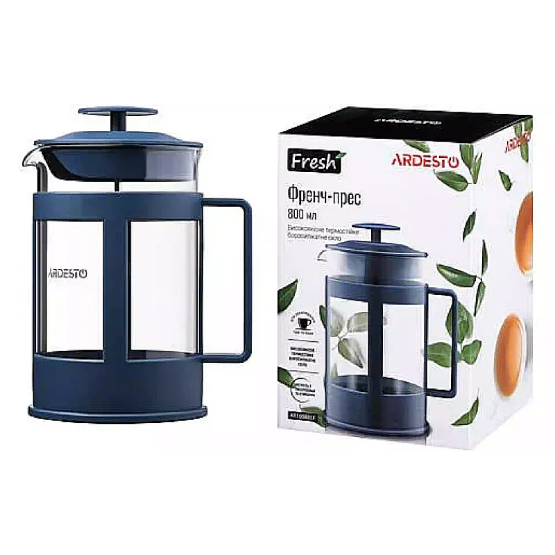 Френска преса Ardesto Fresh, Blue (AR1008BEF)