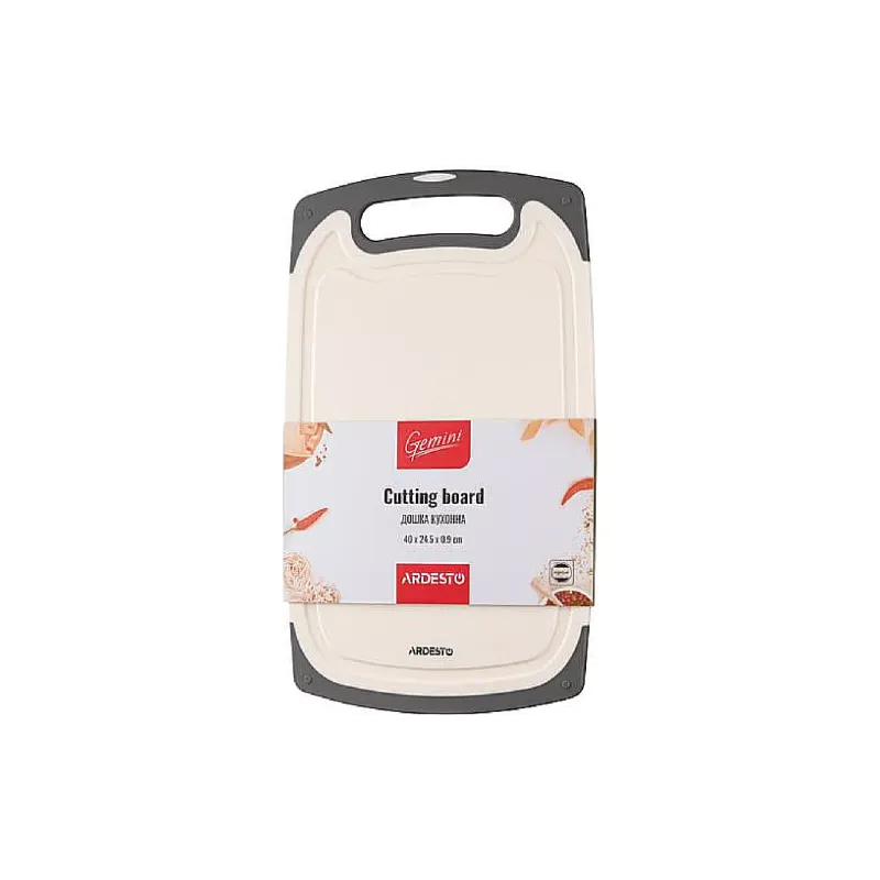 Cutting board Ardesto Gemini, White (AR1441BG)