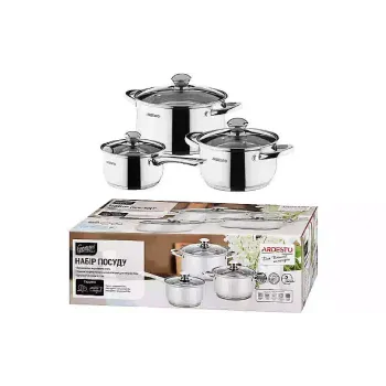 Conjunto de utensílios de cozinha Ardesto Gemini Gourmet (AR1906PS)