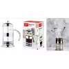 French press Ardesto Gemini Asti, Transparent (AR1910FP)