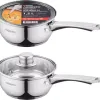 Merőkanál fedővel Ardesto Gemini Gourmet Aosta, Stainless steel (AR1912BS)