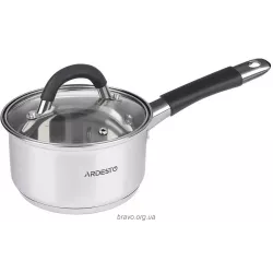 Ківш із кришкою Ardesto Gemini Salerno (AR1912SS), 1200 мл, нержавіюча сталь Ківш із кришкою Ardesto Gemini Salerno (AR1912SS), 1200 мл, нержавіюча сталь