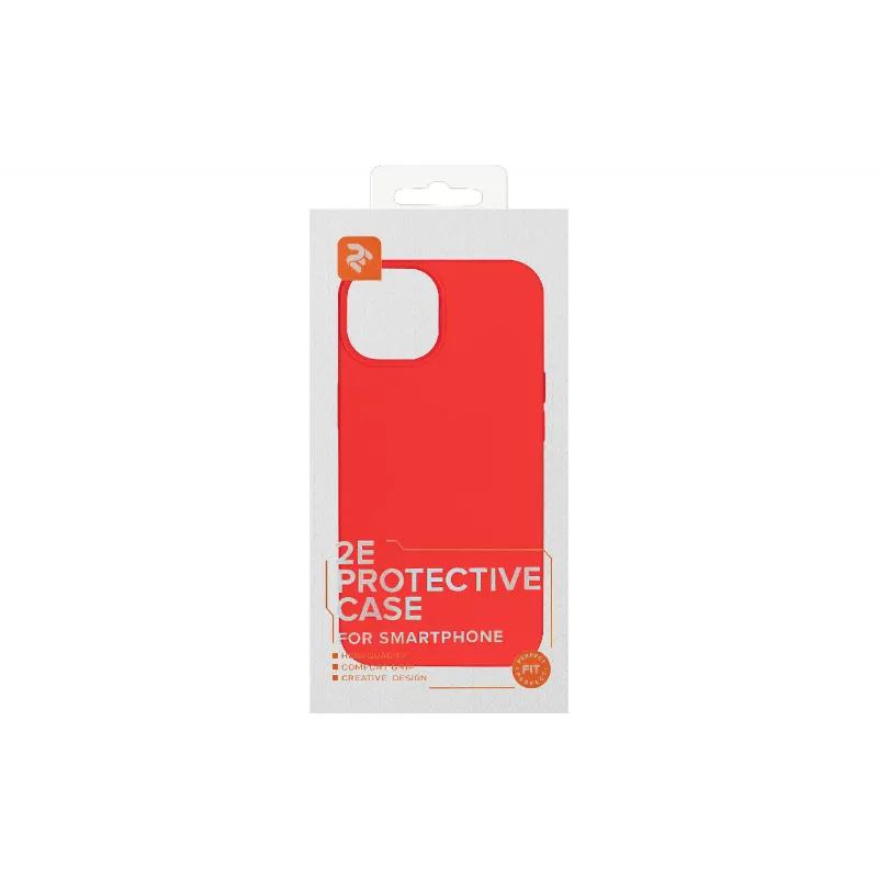 Caso 2E Liquid Silicone, Red (2E-IPH-14-OCLS-RD)