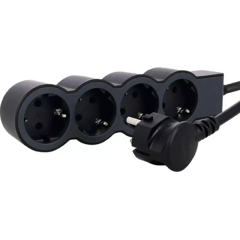 Мрежов удължителен кабел Legrand, Black (694562)