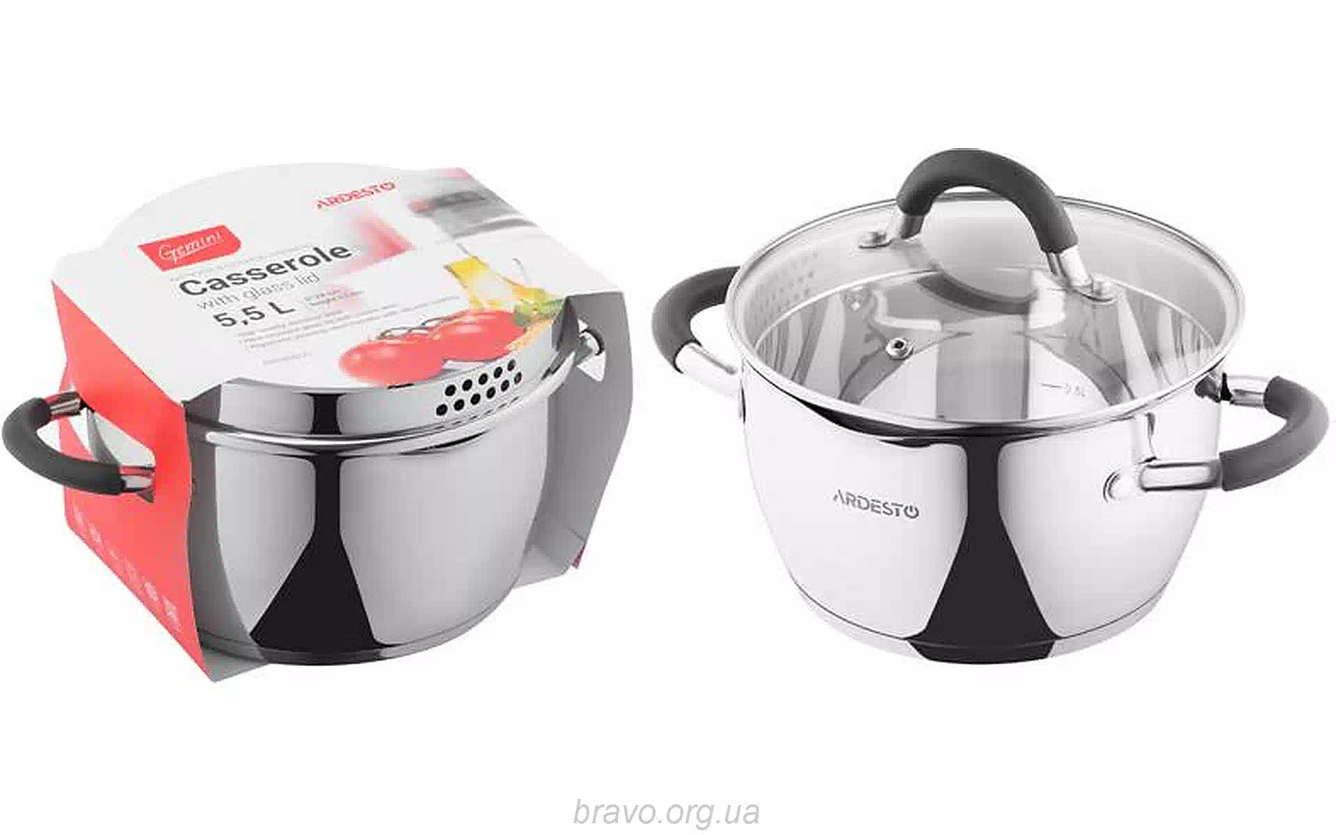 Каструля з кришкою Ardesto Gemini Livorno (AR1955GS) Каструля з кришкою Ardesto Gemini Livorno (AR1955GS)