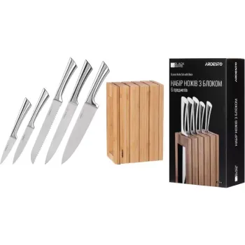 Комплект ножове Ardesto Black Mars, Black (AR2021SB)