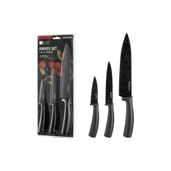 Комплект ножове Ardesto Black Mars, Black (AR2103BB)