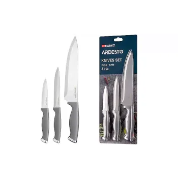 Set of knives Ardesto Gemini Gourmet, Gray (AR2103GR)