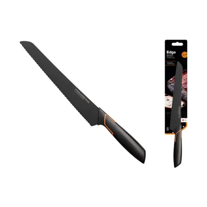 cuchillo de pan Fiskars Edge, Black (1003093)