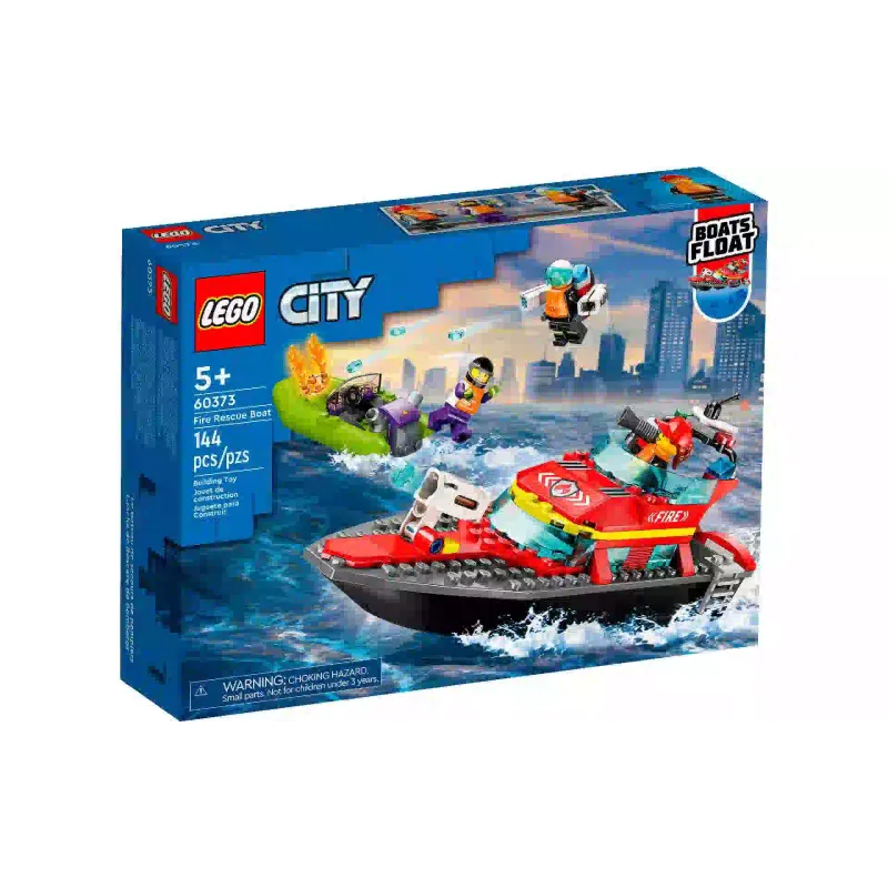 Konstruktőr LEGO City Fire Fire Rescue Boat (60373)