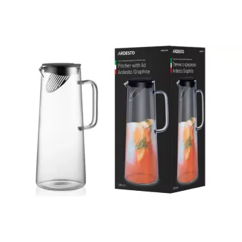 Κανάτα με καπάκι Ardesto Graphite, Gray (AR2613GR)