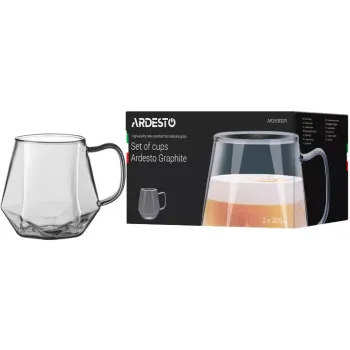 Xícara Ardesto Graphite, Gray (AR2630GR)