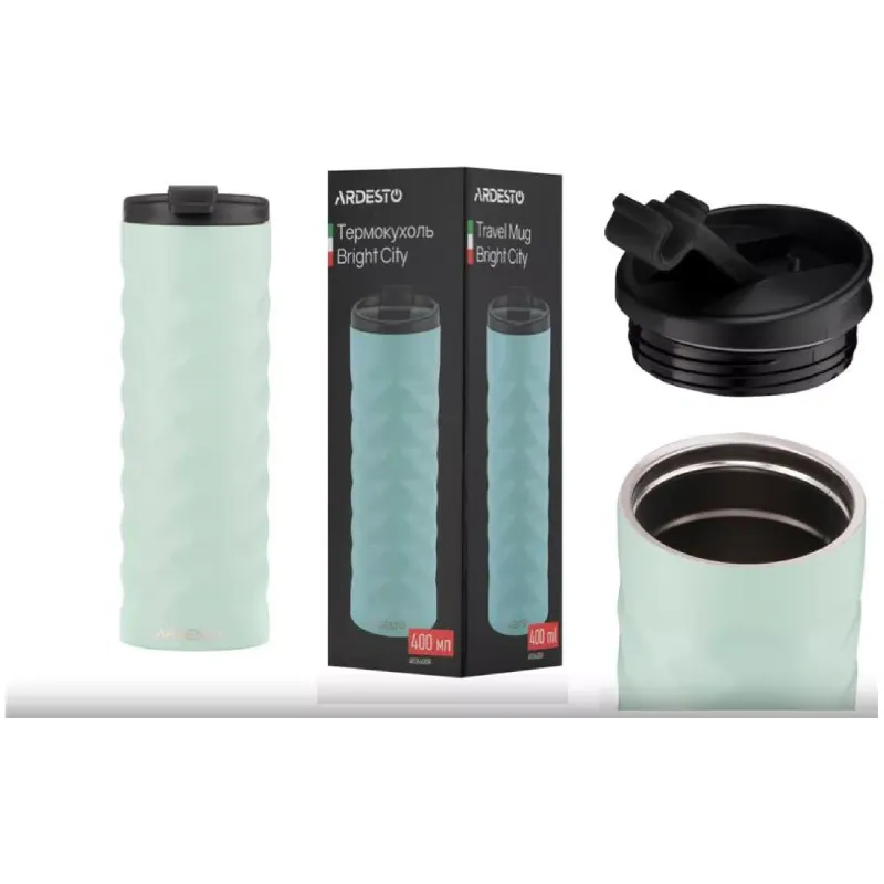 Θερμοκύπελλο Ardesto Bright City, Green (AR2640GR)
