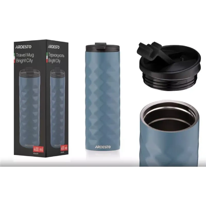 Taza térmica Ardesto Bright City, Blue (AR2640NV)