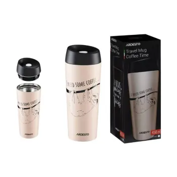 Θερμοκύπελλο Ardesto Coffee Time, Beige (AR2645DBE)