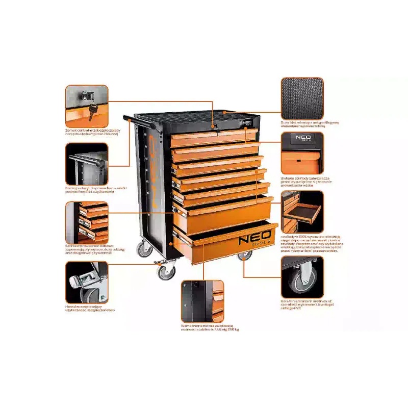 Garderobenwagen Neo Tools (84-221)