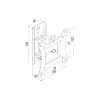Кріплення для монітора KSL 13"-28"  (WMB-3012T)