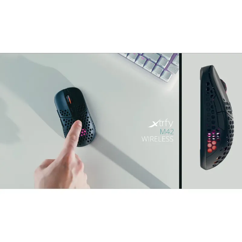 Egér Xtrfy M42 WL RGB, Black (M42W-RGB-BLACK)
