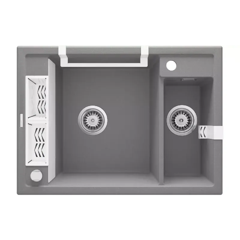 Komplet dodatkov za kuhinjsko korito Deante Magnetic, White (ZZMKA11O)