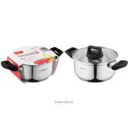 Saucepan with lid Ardesto Gemini Piemonte (AR3520G), 2 l