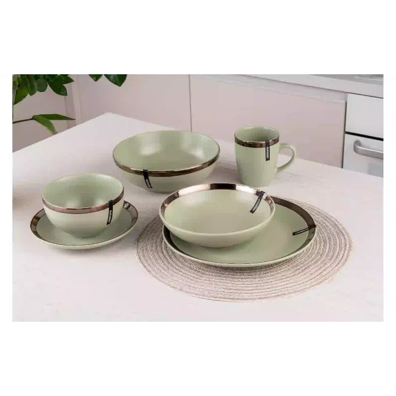 Чиния за супа Ardesto Liguria, Green (AR2920LGC)