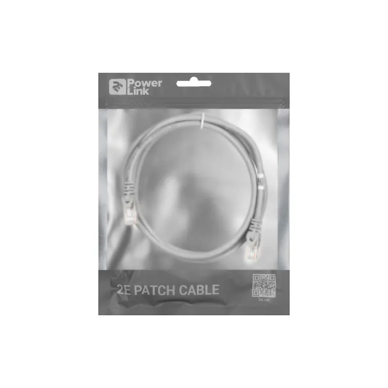Patch cord 2E  Gray (2E-PC6COP-150GRY)