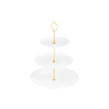 3-tiered dish Ardesto, White (AR3740)