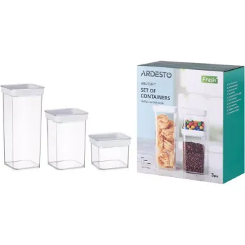 حاوية تخزين الطعام Ardesto, White (AR4103FT)