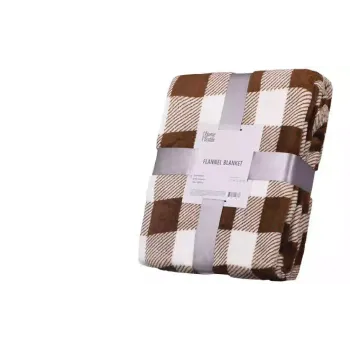 Καρό ύφασμα Ardesto Flannel Клетка, Beige (ART0103PB)