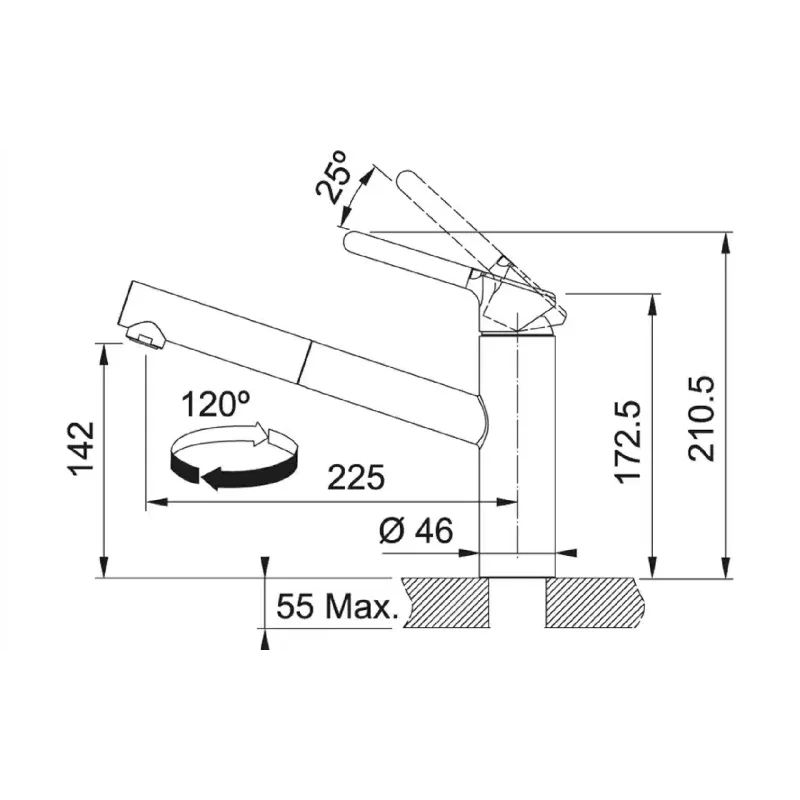 konyhai csaptelep Franke (115.0623.055)