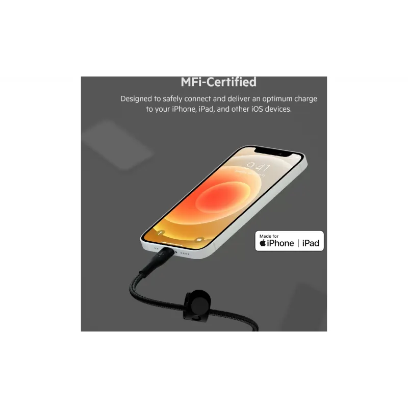 Kábel Belkin, Black (CAA010BT1MBK)