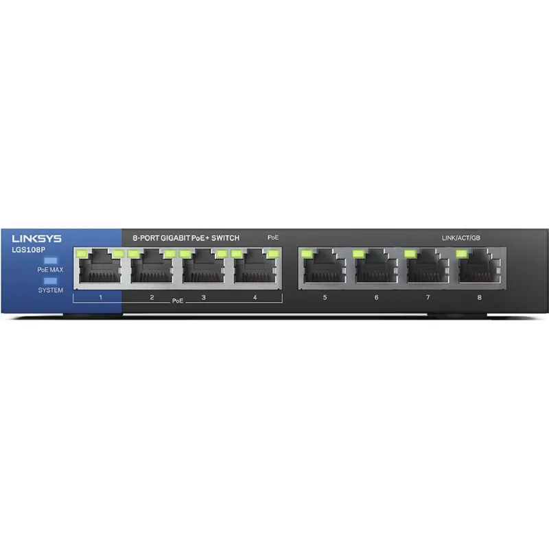 Διακόπτης Linksys LGS108P (LGS108P-EU)