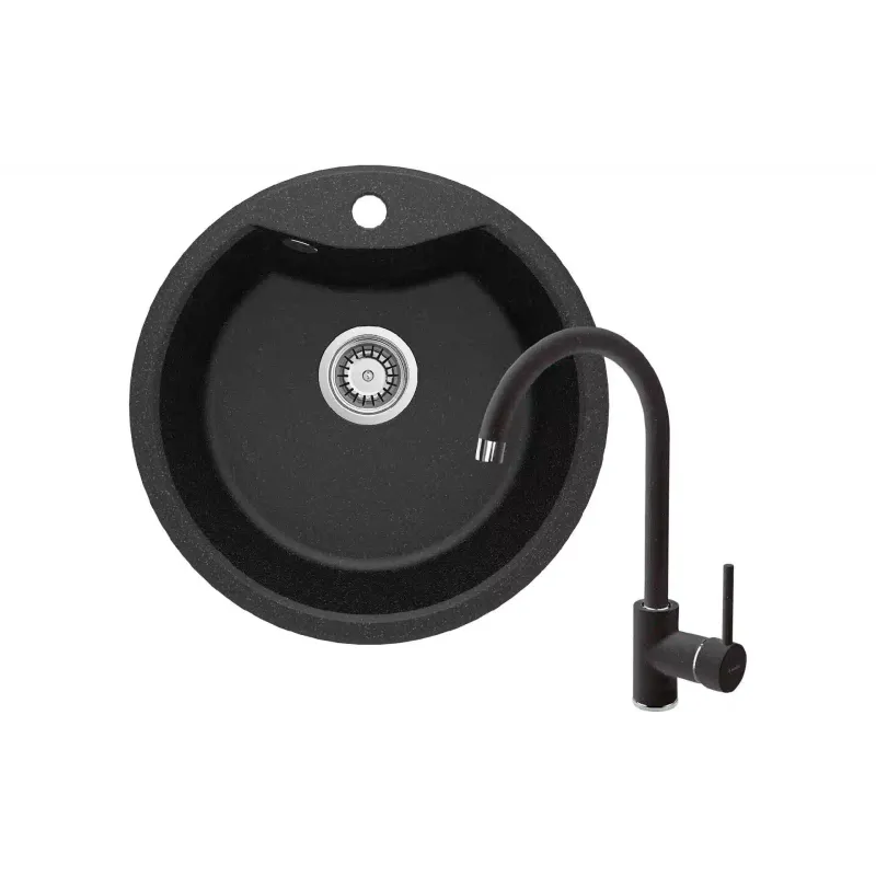 Кухненска мивка + смесител Deante (ZRSB2803)