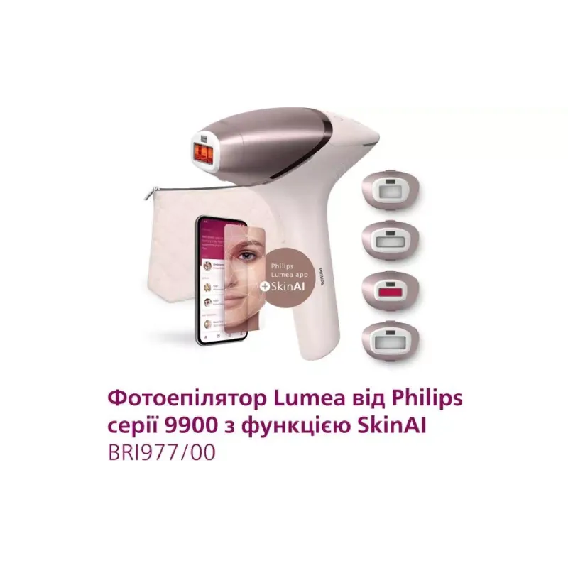 Fotodepiladora Philips Lumea IPL 9900 series, Pink (BRI977/00)