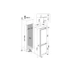 Beépített hűtőszekrény Whirlpool, White (WHC18T311)