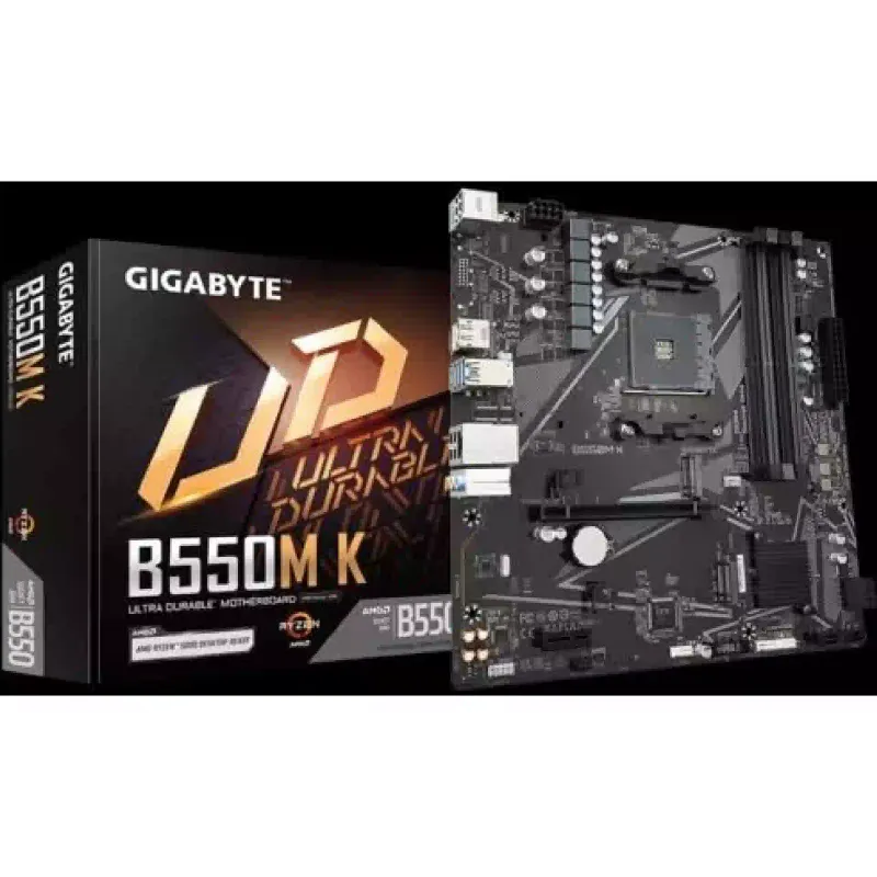Placa-mãe Gigabyte B550 (B550M K)