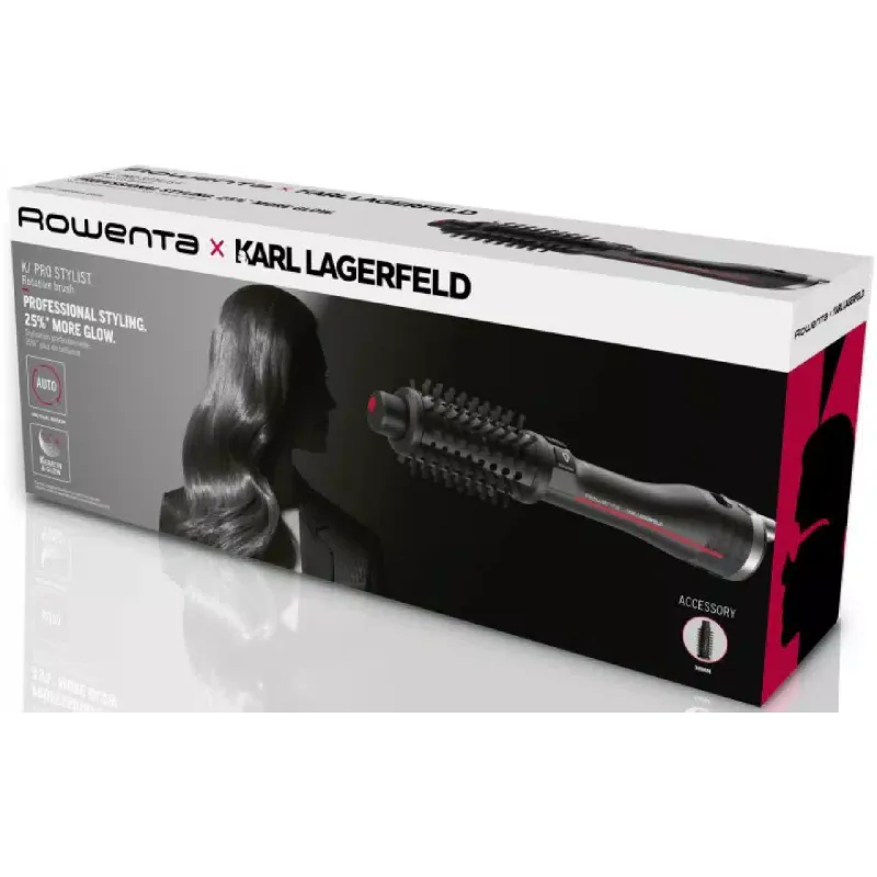 Escova para secador de cabelo Rowenta, Black (CF961LF0)
