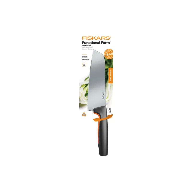 Нож Santoku Fiskars Functional Form, Black (1057536)
