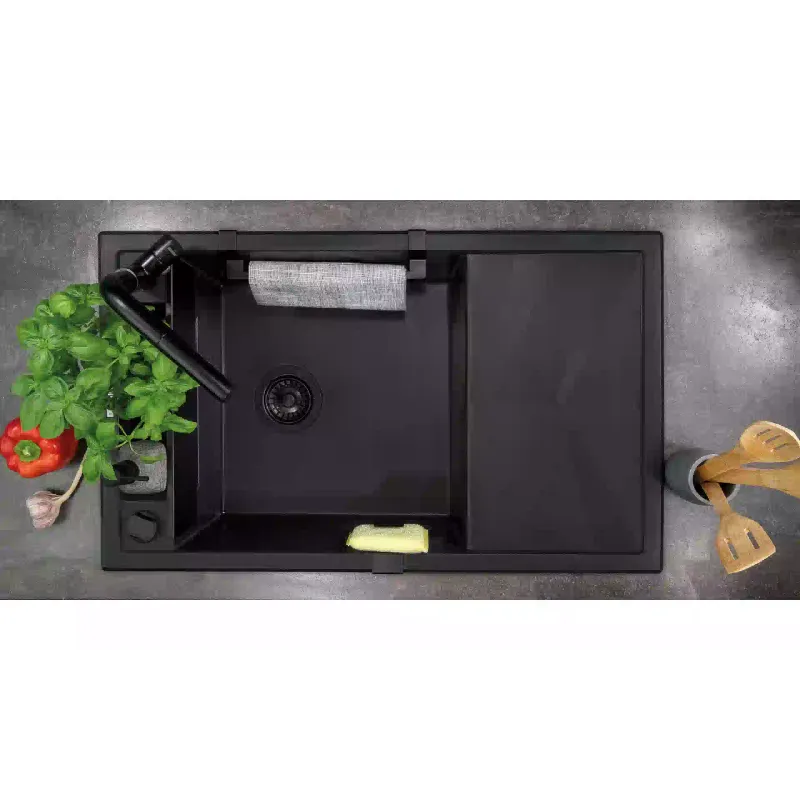 Кухненска мивка Deante Magnetic, Matte Black (ZRM_N113)